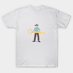 Cowboy with a Key T-Shirt